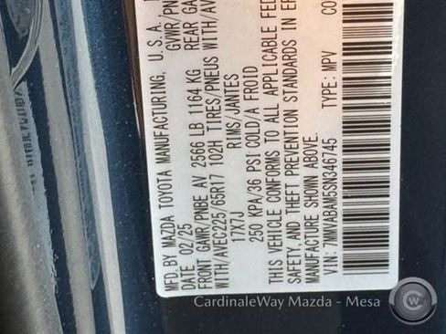 Used 2025 MAZDA CX-50 AWD 2.5 S w/ Weather Package image 22