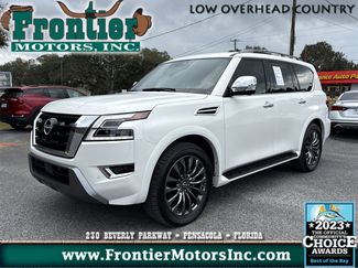 Used 2023 Nissan Armada Platinum w/ Captain's Chairs Package video 1