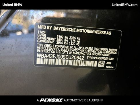 Used 2025 BMW 530i w/ M Sport Package image 23