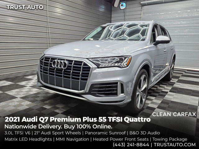 Used 2021 Audi Q7 3.0T Premium Plus w/ Premium Plus Package AWD/4WD image 1