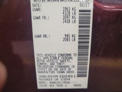 Used 2023 Nissan Altima 2.5 SV image 33