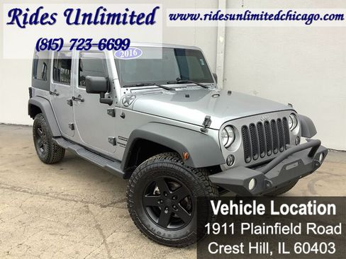 Used 2016 Jeep Wrangler Unlimited Sport w/ Quick Order Package 24S AWD/4WD image 8