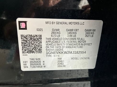 Used 2021 Chevrolet Traverse Premier w/ Redline Edition image 83