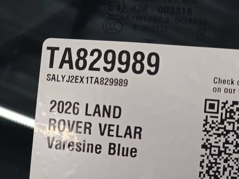 Certified 2026 Land Rover Range Rover Velar S AWD/4WD image 37