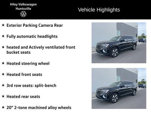 Used 2025 Volkswagen Atlas SEL AWD/4WD image 12