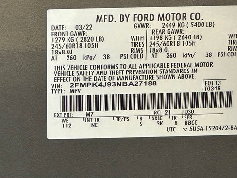 Used 2022 Ford Edge SEL w/ Sport Appearance Package AWD/4WD image 44