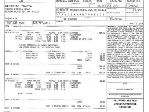 Certified 2024 Toyota Tacoma SR AWD/4WD image 23