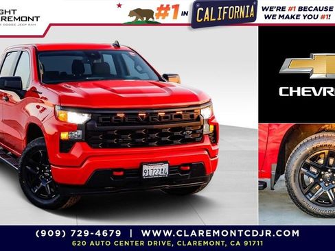 Used 2024 Chevrolet Silverado 1500 Custom w/ LPO, Dark Essentials Package image 1