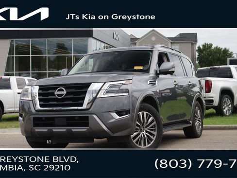 Used 2021 Nissan Armada SL w/ Captain's Chairs Package AWD/4WD image 1