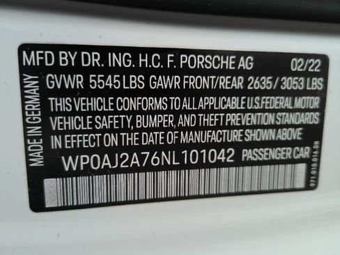 Used 2022 Porsche Panamera Platinum Edition RWD image 61
