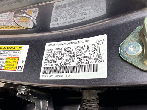 Used 2020 Honda Accord Sport image 35