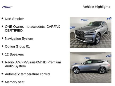 Used 2021 Genesis GV80 3.5T AWD/4WD image 4