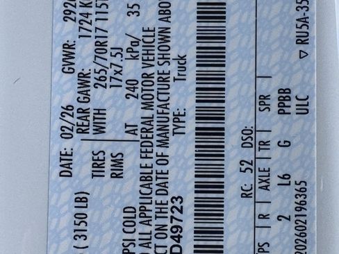 New 2026 Ford F150 XL w/ Equipment Group 103A High image 13