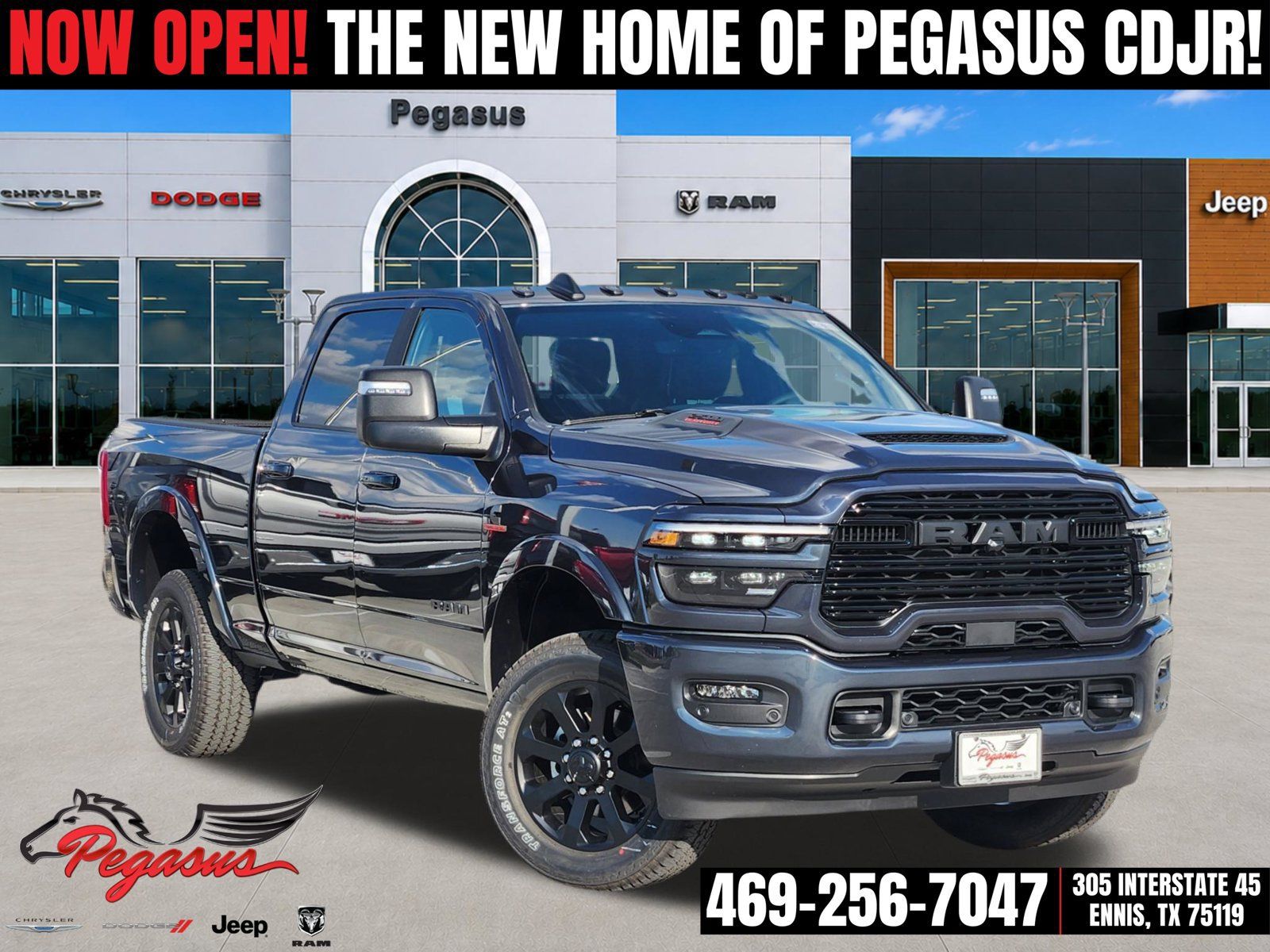 New 2027 RAM 2500 Laramie w/ Night Edition AWD/4WD 360° Tour