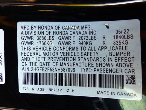 Used 2022 Honda Civic Sport image 25