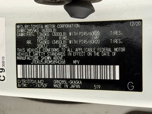 Certified 2021 Toyota 4Runner Limited AWD/4WD image 28