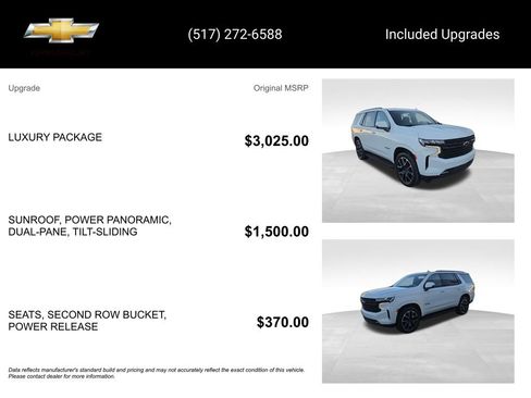 Certified 2023 Chevrolet Tahoe RST w/ Luxury Package image 5