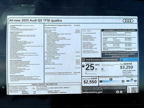 New 2025 Audi Q5 Premium Plus w/ Premium Plus image 16
