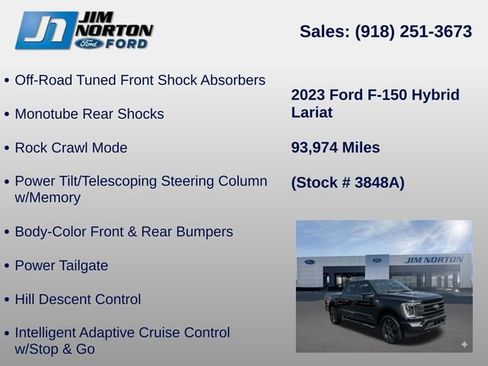 Used 2023 Ford F150 Lariat w/ Equipment Group 502A High AWD/4WD image 41