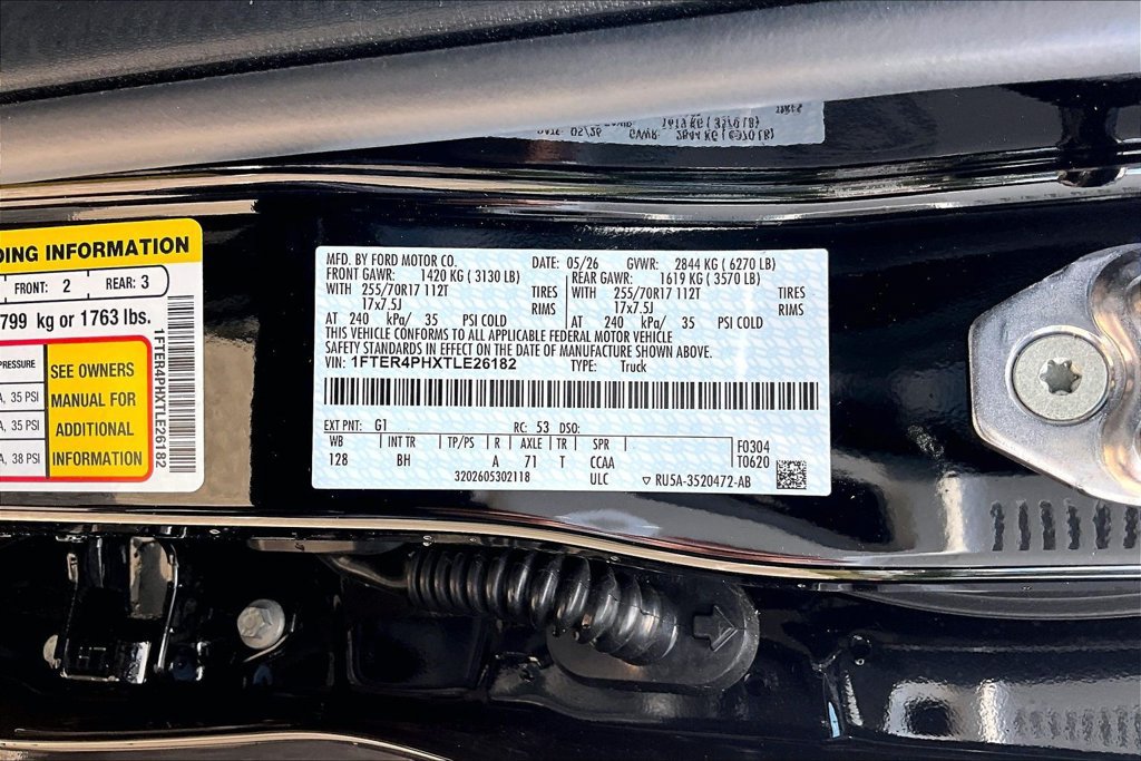 New 2026 Ford Ranger XL AWD/4WD image 9