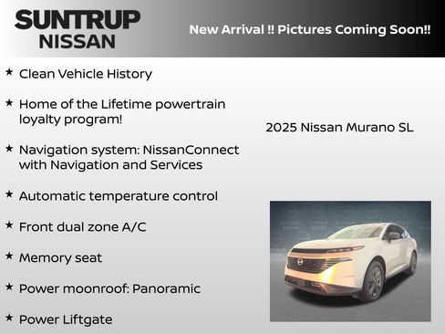 Certified 2025 Nissan Murano SL AWD/4WD image 6