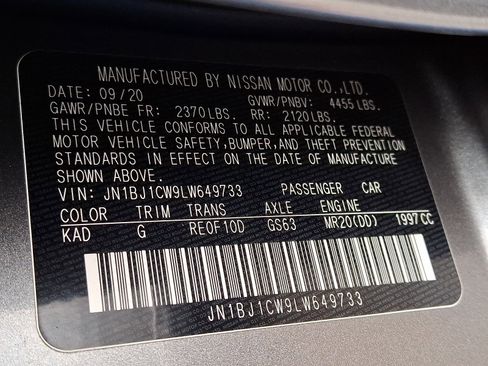 Used 2020 Nissan Rogue Sport S image 26