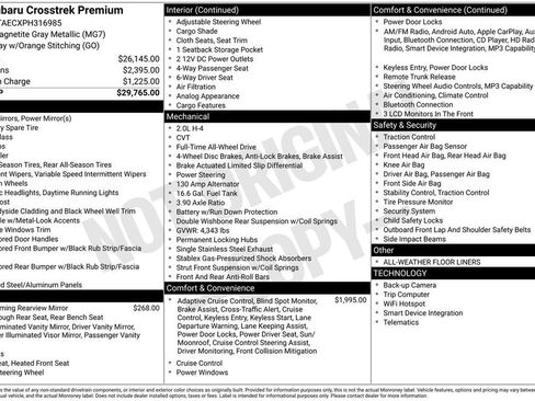 Used 2023 Subaru Crosstrek 2.0i Premium image 7