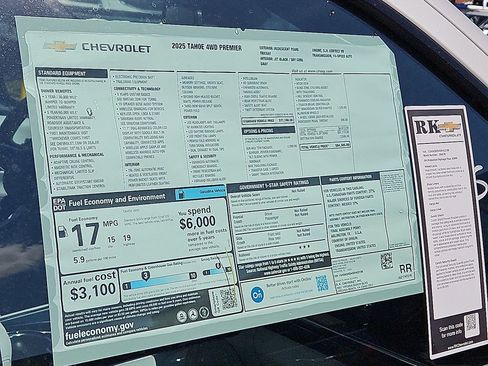 New 2025 Chevrolet Tahoe Premier w/ Sun And Tow Package image 20