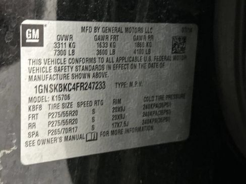 Used 2015 Chevrolet Tahoe LT AWD/4WD image 17