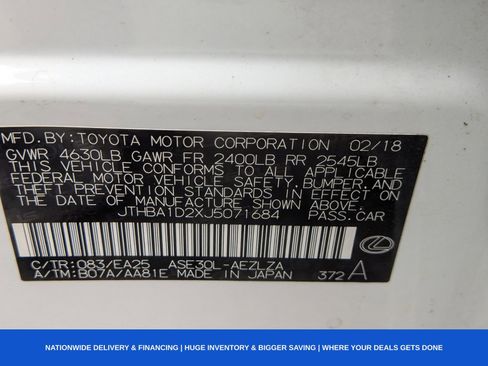 Used 2018 Lexus IS 300 F Sport w/ F Sport Package image 42