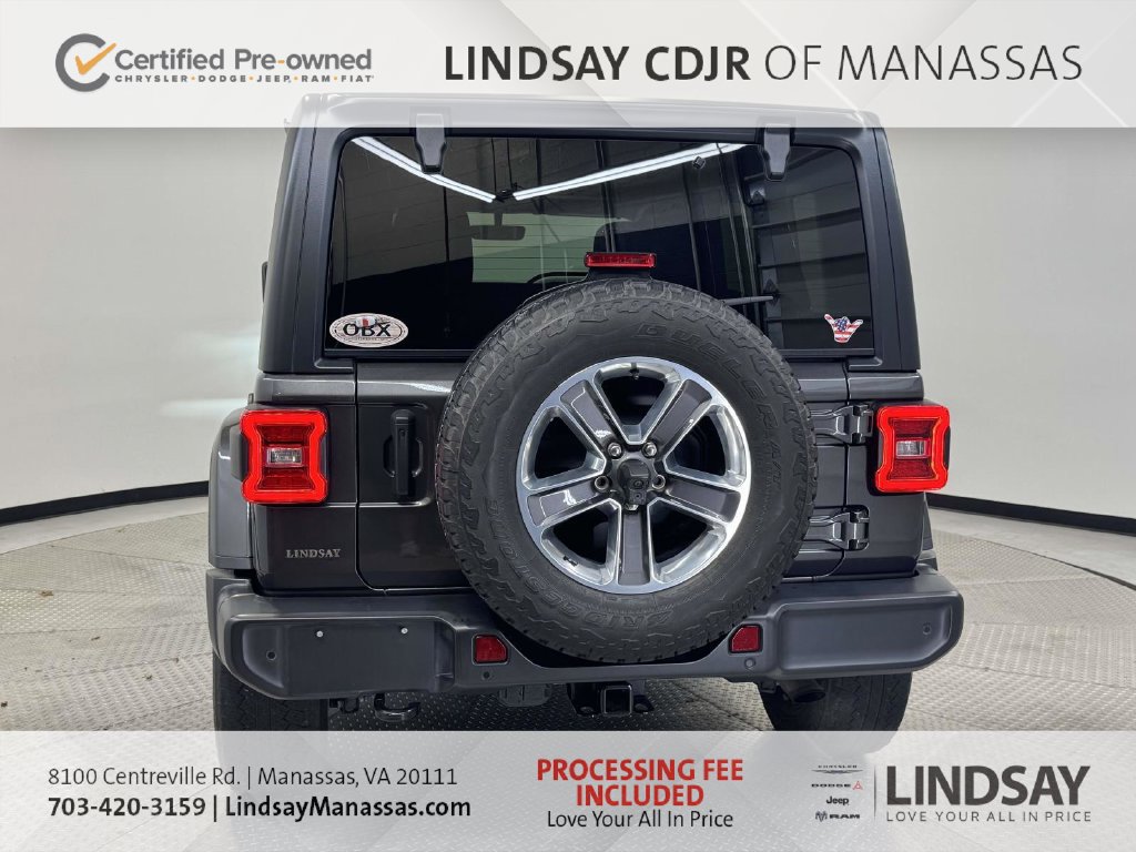 Certified 2021 Jeep Wrangler Unlimited Sahara AWD/4WD image 8
