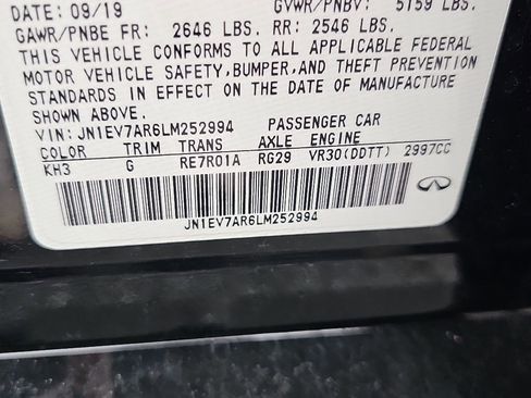 Used 2020 INFINITI Q50 Luxe w/ Essential Package (3.0T Luxe) AWD/4WD image 19