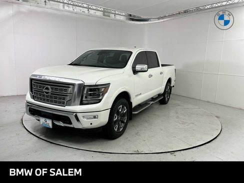 Used 2023 Nissan Titan Platinum Reserve w/ Off Road Protection Package AWD/4WD image 1