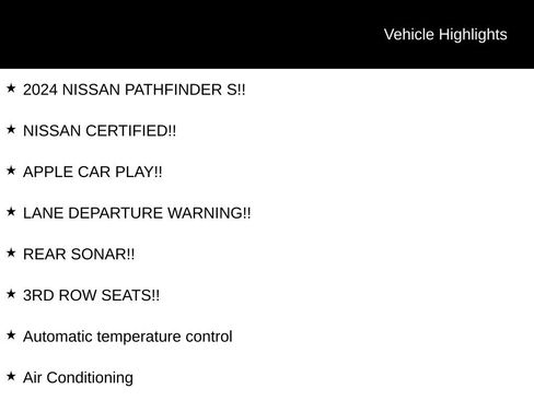 Certified 2024 Nissan Pathfinder S image 6