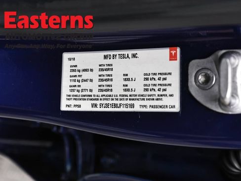 Used 2018 Tesla Model 3 Long Range AWD/4WD image 30