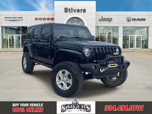 Used 2022 Jeep Wrangler Unlimited Sport image 1