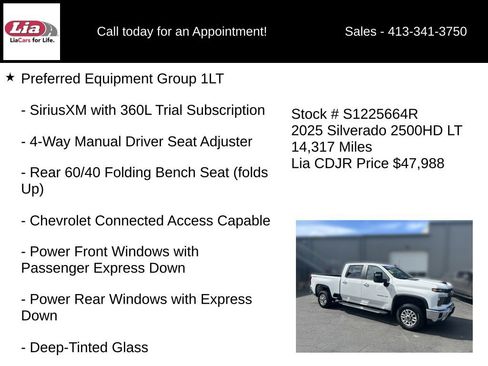 Used 2025 Chevrolet Silverado 2500 LT w/ Convenience Package AWD/4WD image 6