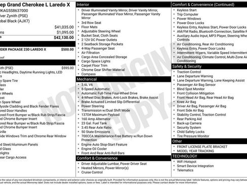 Used 2025 Jeep Grand Cherokee L Laredo image 37