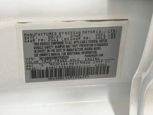 Used 2024 Nissan Sentra SV w/ All-Weather Package FWD image 30