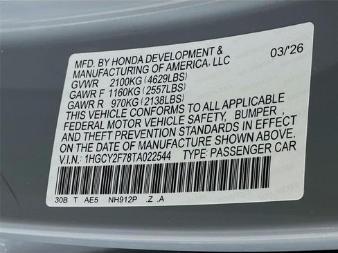 New 2026 Honda Accord Sport image 22