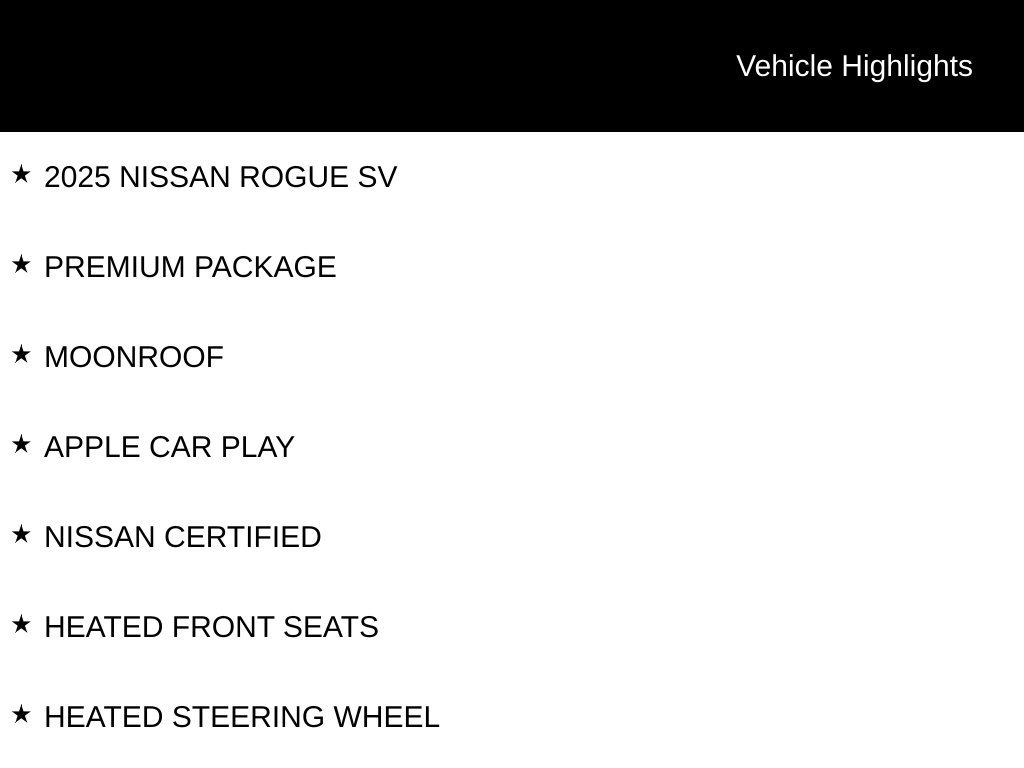 Certified 2025 Nissan Rogue SV w/ SV Premium Package AWD/4WD image 6
