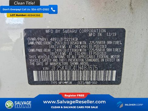 Used 2020 Subaru Forester Limited w/ Popular Package #3 image 17