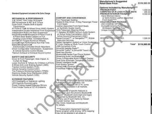 Used 2017 Nissan GT-R Premium w/ Premium Interior Package AWD/4WD image 29