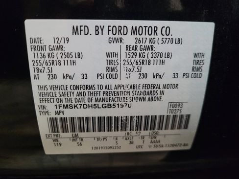 Used 2020 Ford Explorer XLT w/ Equipment Group 202A RWD image 33
