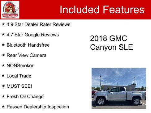 Used 2018 GMC Canyon SLE image 5
