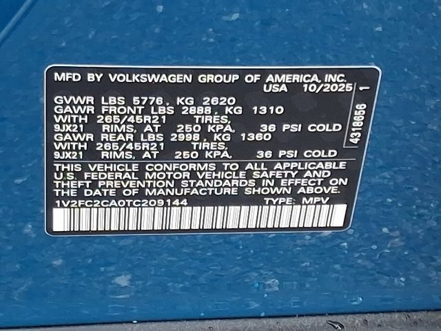 New 2026 Volkswagen Atlas Cross Sport SEL Premium R-Line AWD/4WD image 17