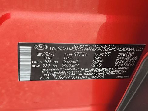 Certified 2023 Hyundai Santa Fe Limited image 47