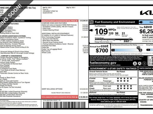 Used 2024 Kia EV6 Wind w/ Wind Technology Package image 5