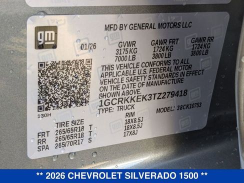 New 2026 Chevrolet Silverado 1500 LT AWD/4WD image 37