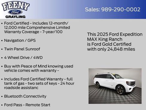 Used 2025 Ford Expedition Max King Ranch AWD/4WD image 5